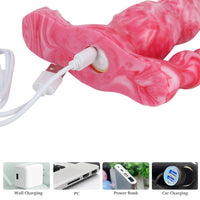 10 Frequency Vibration Simulation Wireless Remote Control Electric Dildo - Lurevibe