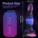Starry Dark Purple Special-Shaped Artificial Dildo - Lurevibe