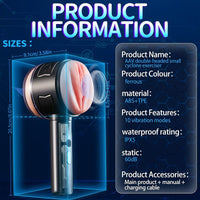 Lurevibe - Male Masturbator Handheld Fully Automatic Intelligent Frequency Conversion Masturbation Cup - Lurevibe