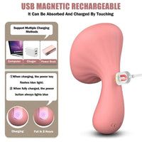 Clitoral Stimulator Mini Vibrator with 10 Vibrating Modes G Spot Nipple Masturbator - Lurevibe