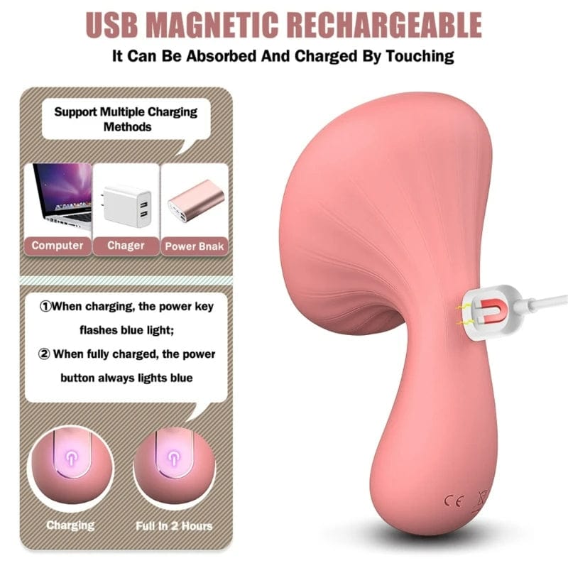 Clitoral Stimulator Mini Vibrator with 10 Vibrating Modes G Spot Nipple Masturbator - Lurevibe