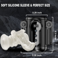 Lurevibe - Automatic Male Masturbator for Man: Game Cup Pulse - Telescopic Vibration - Lurevibe