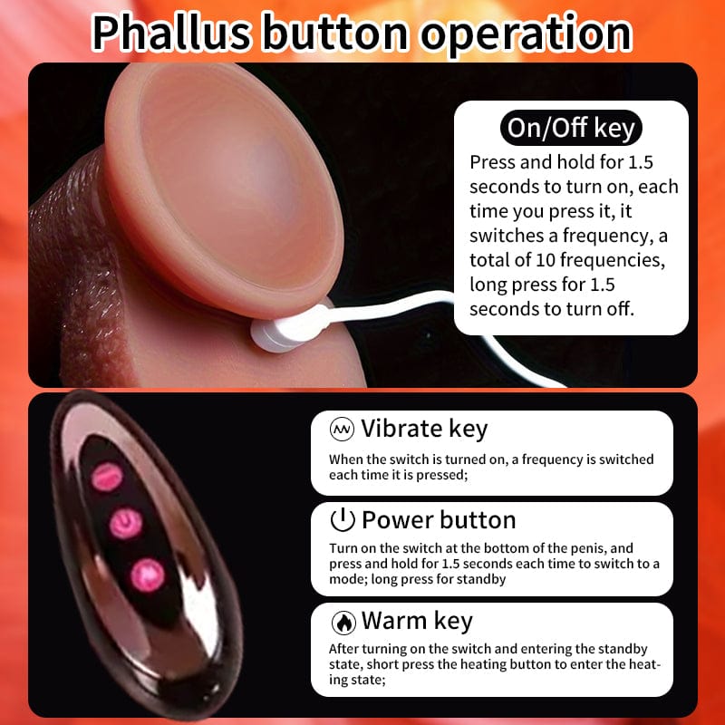 Ultra Realistic Penis Fully Automatic Telescopic Rocking - Lurevibe