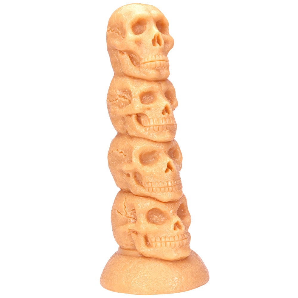 12.3 Inch Skull Giant Butt Plug Huge Dildo - Lurevibe