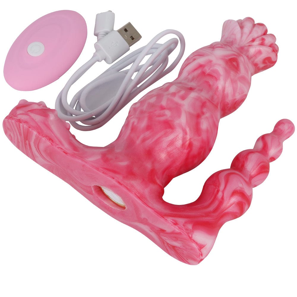 10 Frequency Vibration Simulation Wireless Remote Control Electric Dildo - Lurevibe