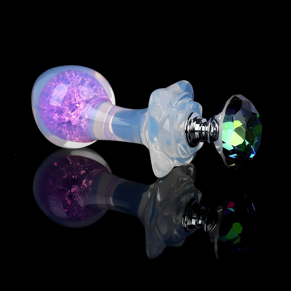 Aurora Crystal Anal Plugs - 6 Styles & Component Options - Lurevibe