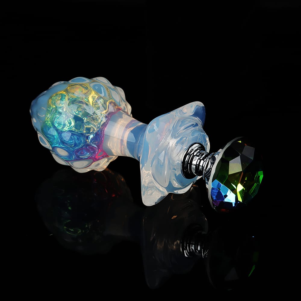 Aurora Crystal Anal Plugs - 6 Styles & Component Options - Lurevibe