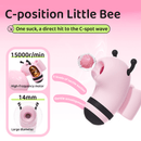 Honey Bee Buzzing Garden Clitoral Sucker & G-Spot Vibrator Duo Set