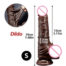 Real Skin Feeling Realistic Dildos Sliding Foreskin Design Female Masturbator - Lurevibe