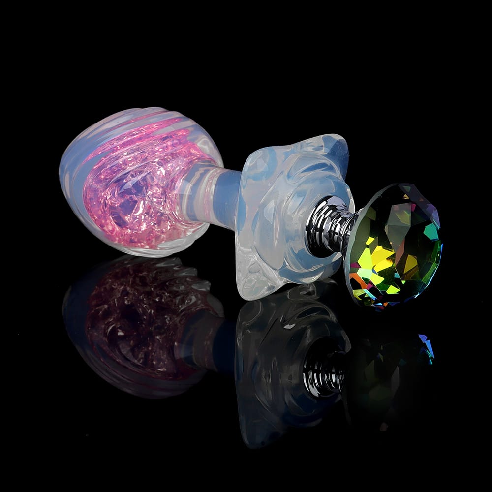 Aurora Crystal Anal Plugs - 6 Styles & Component Options - Lurevibe