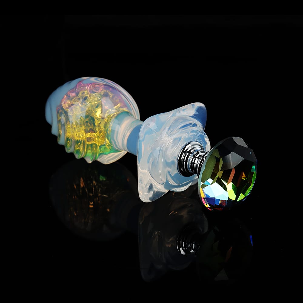 Aurora Crystal Anal Plugs - 6 Styles & Component Options - Lurevibe