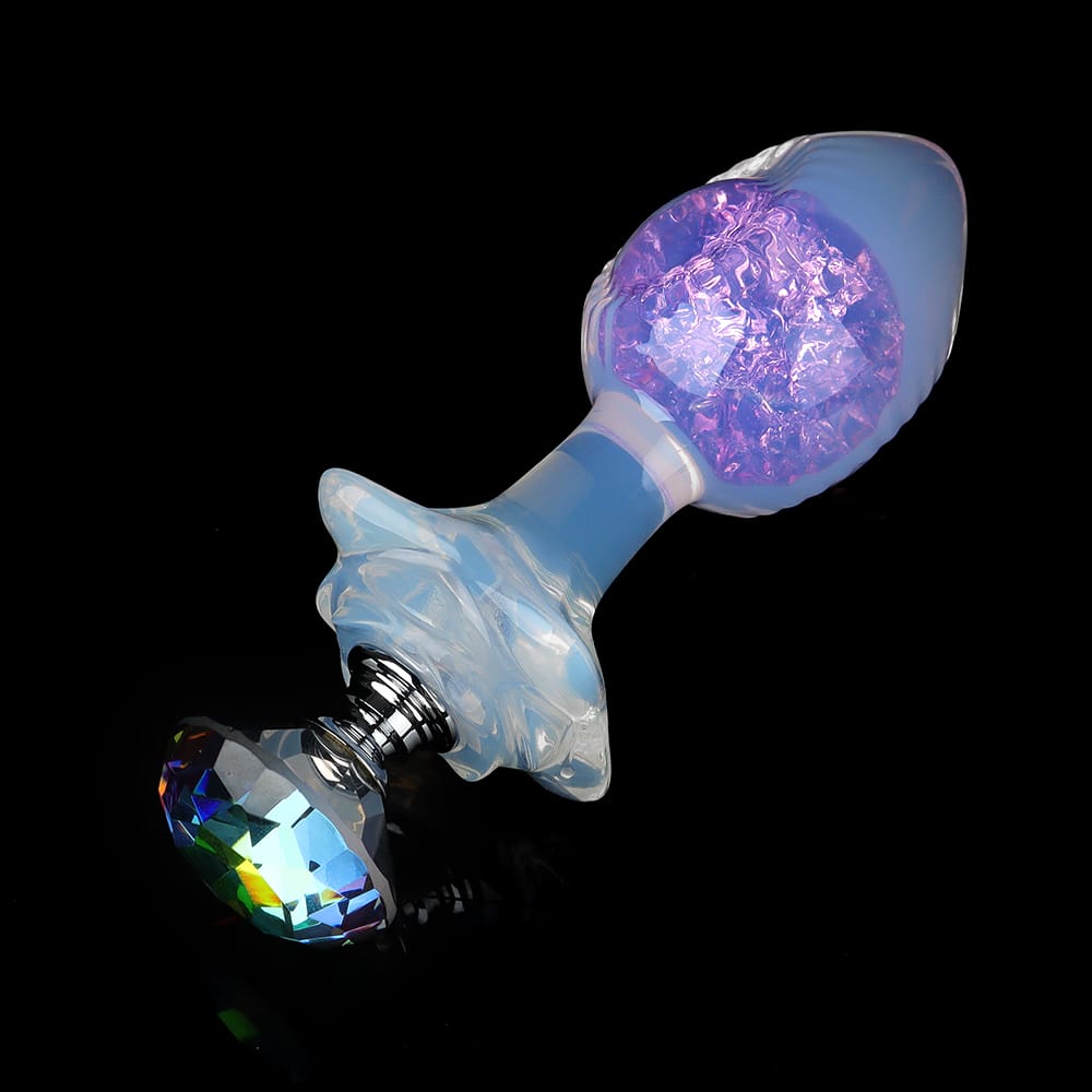 Aurora Crystal Anal Plugs - 6 Styles & Component Options - Lurevibe