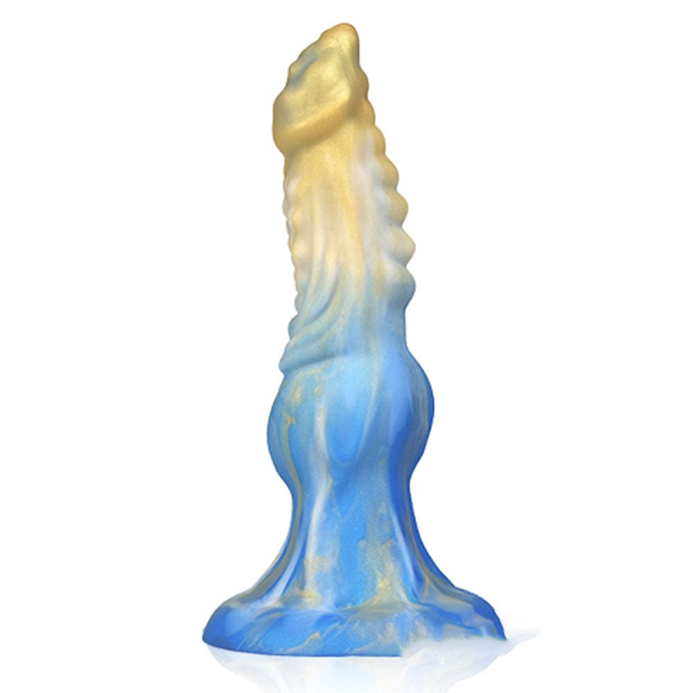 Alien Dildo Mixed Color Liquid Silicone Allovers Dildo Sex Toys - Lurevibe