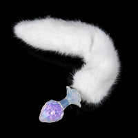 Aurora Crystal Anal Plugs - 6 Styles & Component Options - Lurevibe