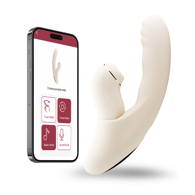 SVAKOM 4 In 1 Thrusting Sucking Heating G-spot Vibrators