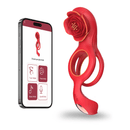 Lurevibe - Cock Ring with Rose Clitoral Stimulation