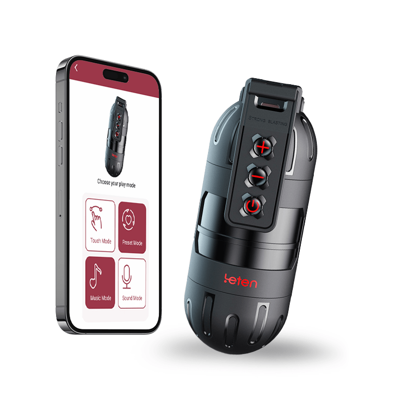 Lurevibe - Grenade Strong Shock Appareil de masturbation masculine Application mobile Télécommande