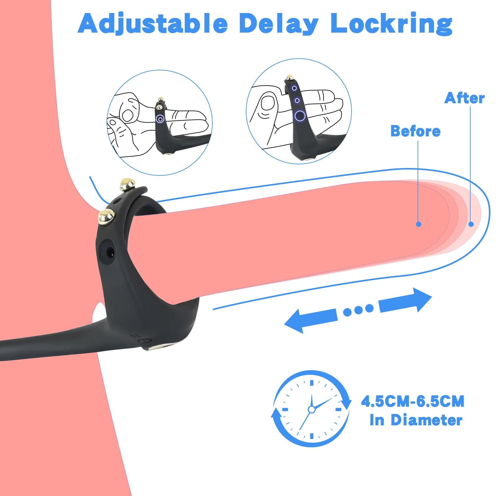 Wireless Remote Control Vibrating Penis Ring With Prostate Massager - Lurevibe