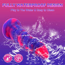 Fantasy Monster Dildo Vibrator Thrusting Dildo Anal Beads Vibrator - Lurevibe