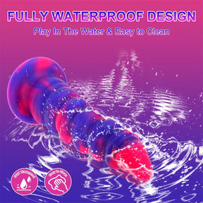 Fantasy Monster Dildo Vibrator Thrusting Dildo Anal Beads Vibrator - Lurevibe