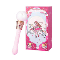 Girls Feeling 2-in-1 Unicorn Fairy Wand Vibrator with 8 suction & 10 vibrating modes - Lurevibe