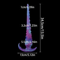 13.5 Inches Long Dildo Huge Anal Plug Monster Fantasy Knot Dildos - Lurevibe