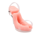 Stiletto High Heel Footjob Dual-Channel Masturbation Cup