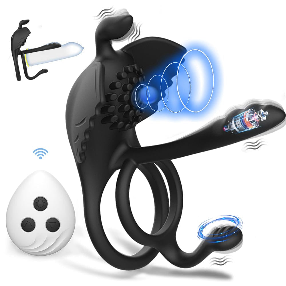 Lurevibe Cock Ring Massage Delayed Ejaculation Citoral Stimulator Lurevibe Cock Ring Massage Delayed Ejaculation Citoral Stimulator
