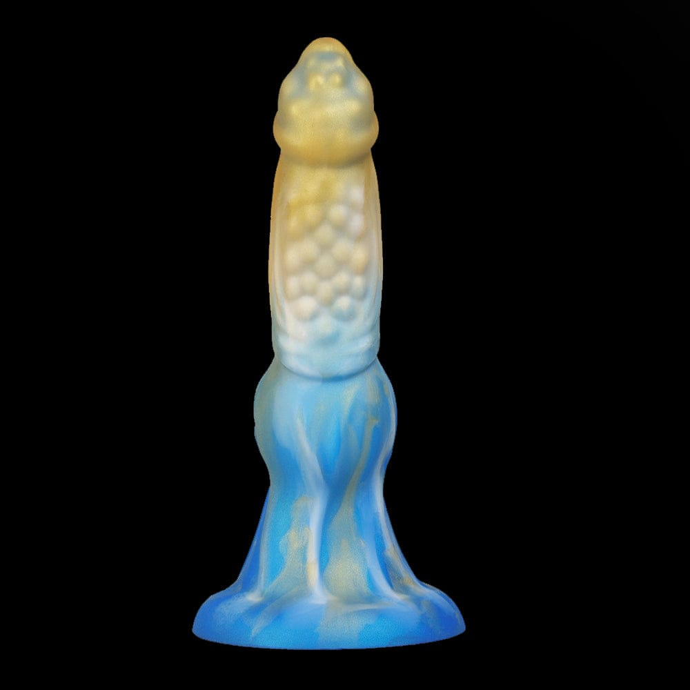 Alien Dildo Mixed Color Liquid Silicone Allovers Dildo Sex Toys - Lurevibe