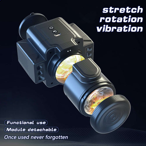 Lurevibe - Masturbateur masculin vibrant rotatif à 7 vitesses avec caméra