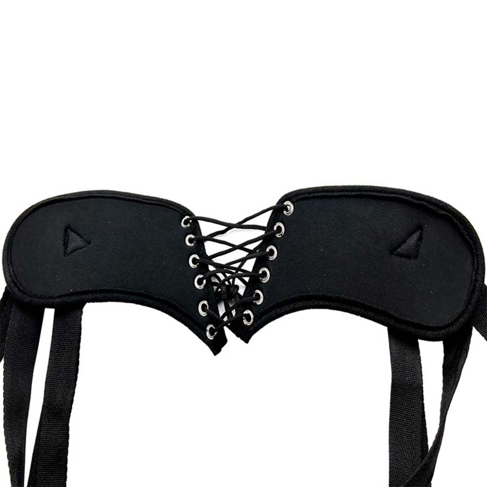 Strap-on Dildo Realistic Silicone Dildo with Wearable Sex Harness for Couple Pegging Women Lesbian Sex Fun, 7.6'' (Black) - Lurevibe