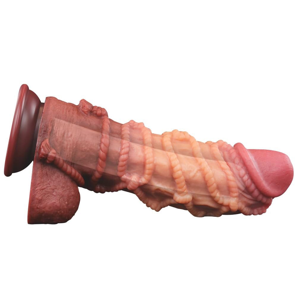 Double Layer Silicone Hemp Rope Artificial Dildo - Lurevibe