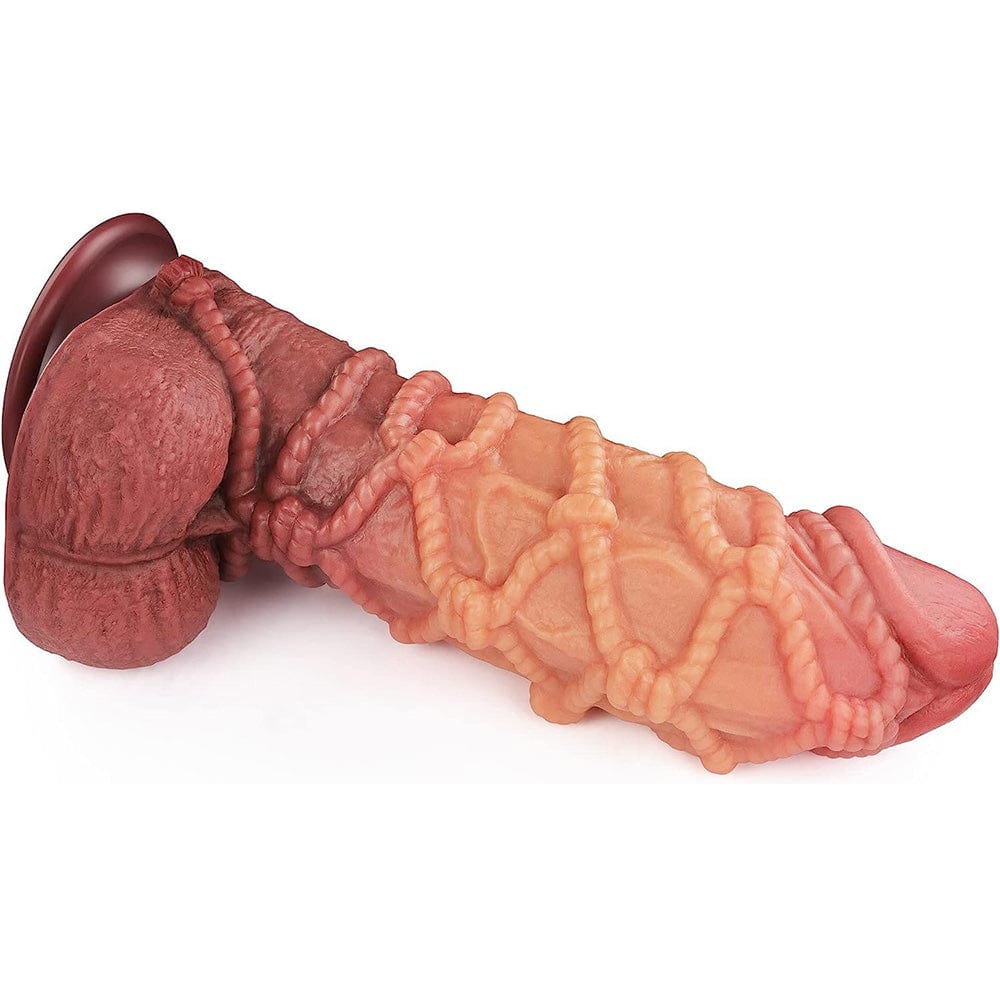 Double Layer Silicone Hemp Rope Artificial Dildo - Lurevibe