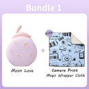 Moon Love Rabbit 2 in 1 Suction Egg Clitoral G Spot Vibrator Set - Lurevibe