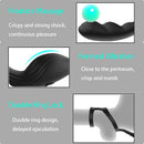 9 Speed Vibrating Prostate Massager Delayed Ejaculation Ring Anal Plug Vibrator With Remote Control - Lurevibe