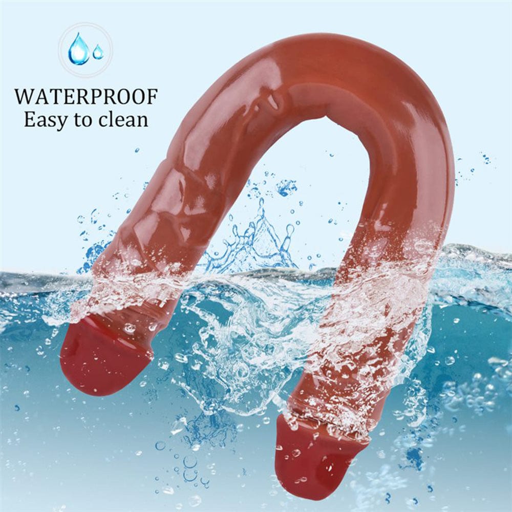 15.5 Inch Double-Ended Artificial Dildo - Lurevibe