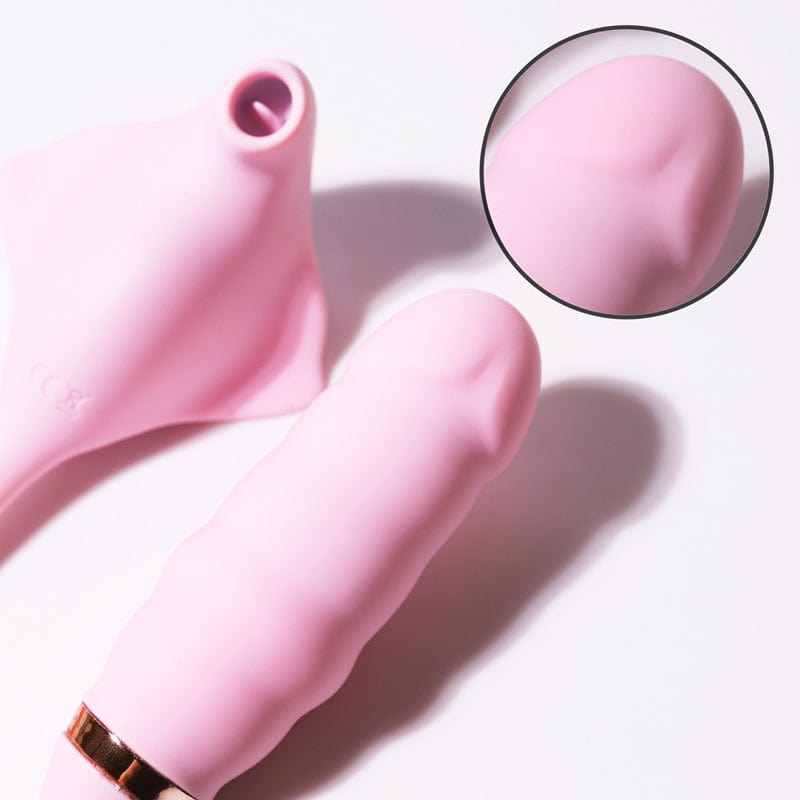 Lurevibe - Magic Stick Vibrator for Women Telescopic Sucking Vibrator Vibrating Egg - Lurevibe