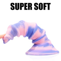 AIMITEX Gold Silicone Screw Super Thick Penis Butt Plug Anal Sex Toy - Lurevibe