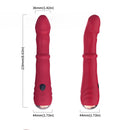 3 In 1 Steel Ball Sliding Heating Clitoral G-Spot Vibrators - Lurevibe
