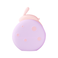 Moon Love Rabbit 2 in 1 Suction Egg Clitoral G Spot Vibrator Set - Lurevibe