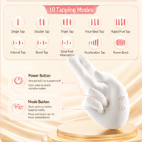 Realistic Finger Flapping Clitoris G Spot Vibrator