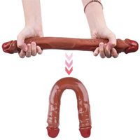 15.5 Inch Double-Ended Artificial Dildo - Lurevibe