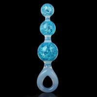 Aurora Spherical Graduated 3-Bead Anal Plug with Integrated Pull Ring - Lurevibe