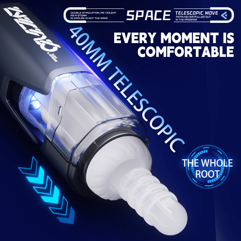 Stalker Stoker Telescopic Clamping Masturbator For Men - Lurevibe