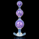 Aurora Spherical Graduated 3-Bead Anal Plug with Flanged Anchor Base - Lurevibe