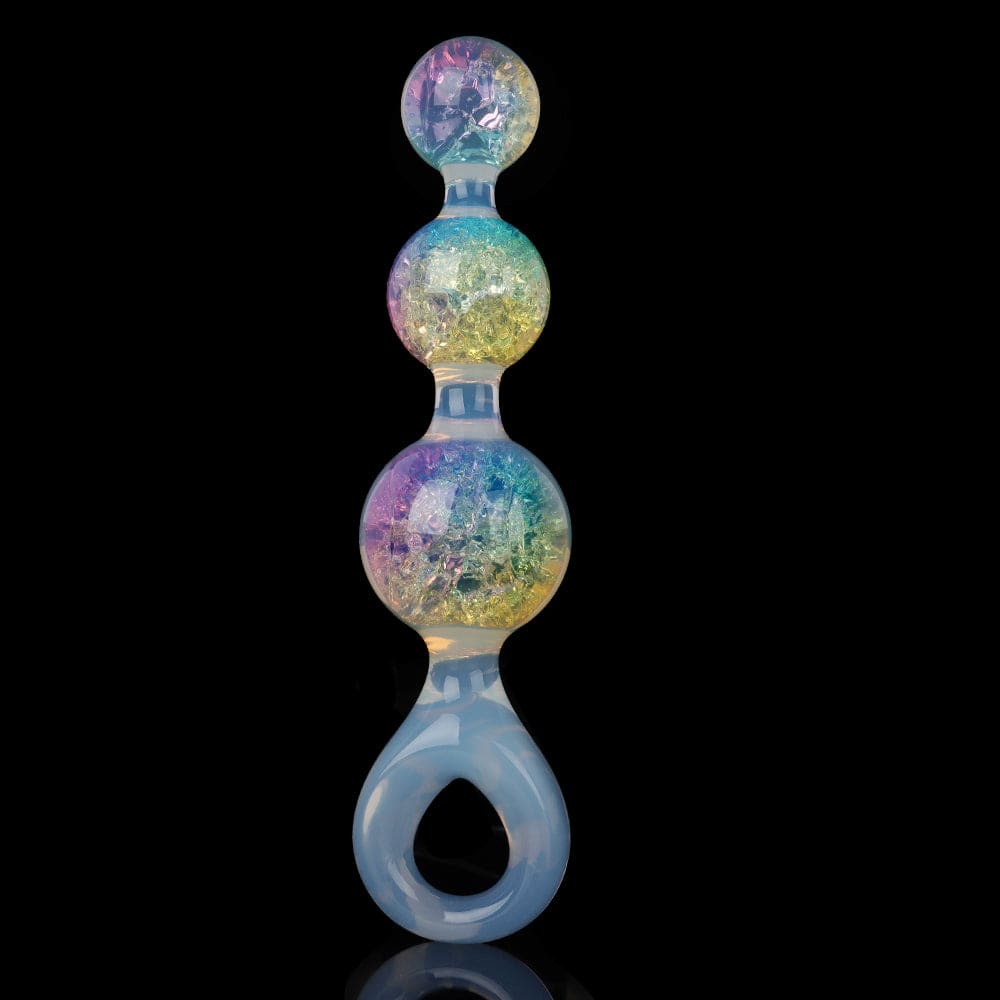 Aurora Spherical Graduated 3-Bead Anal Plug with Integrated Pull Ring - Lurevibe