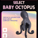 Penis Vibrator 10 Vibrating Modes with Barbel Tentacles Particles Octopus Male Sex Toys - Lurevibe