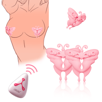 Butterfly Invisible Wearable Nipple Clamp Vibrator - Lurevibe
