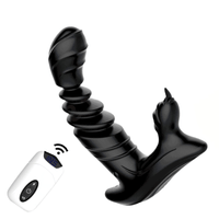Lurevibe - Telescopic Prostate Massager Shock G-spot Anal Plug Lurevibe - Telescopic Prostate Massager Shock G-spot Anal Plug