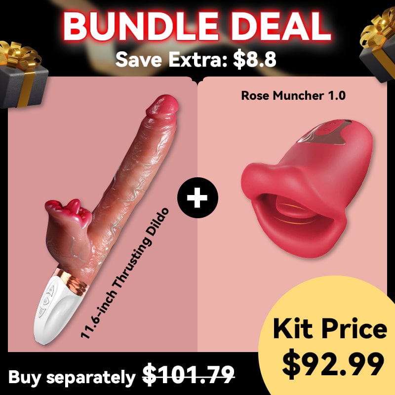  |Lurevibe 11.6-inch Realistic Dildos G Spot Vibrator